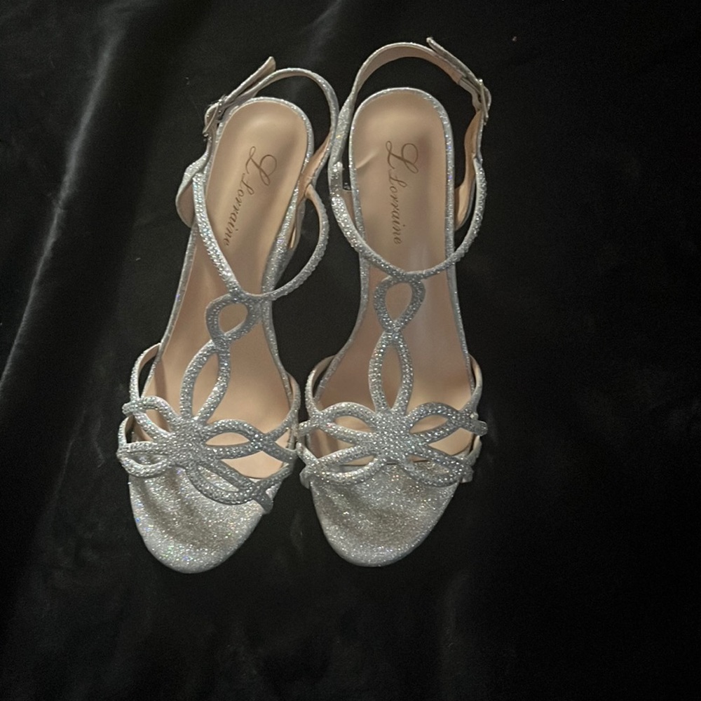 L Lorraine size 6.5 wedge shoes euc condition
